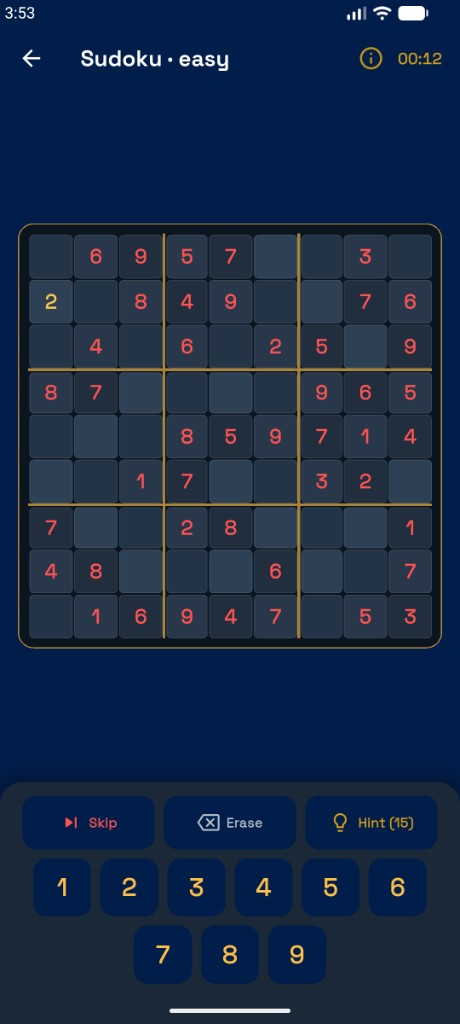 Sudoku in I Puzzle